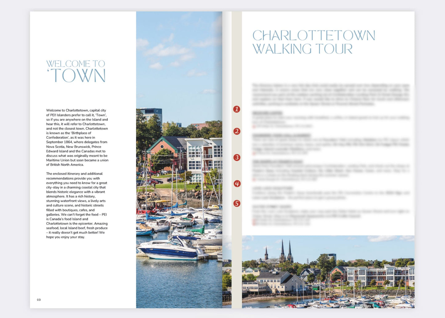 CHARLOTTETOWN Guidebook + Itinerary
