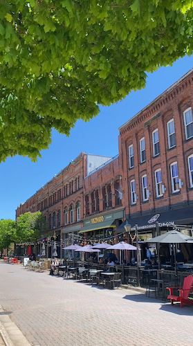 view of patios in charlottetown PEI