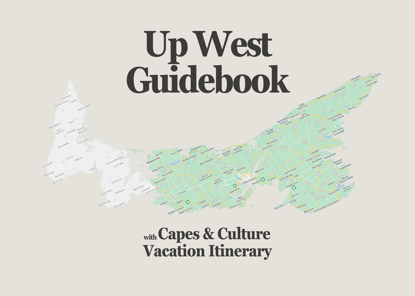 UP WEST Guidebook + Itinerary